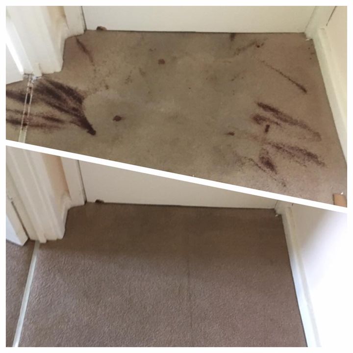 Stain removal from carpets in Northampton NN1